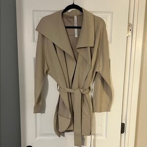NWOT Lululemon Softstreme Wrap Jacket, Trench, XL/XXL
